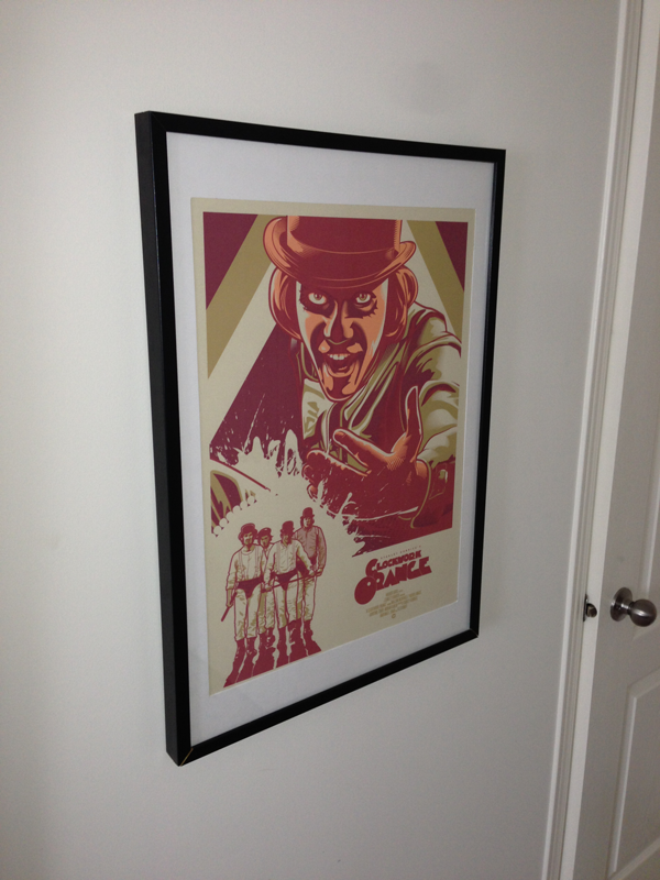 Clockwork Orange Movie poster -...