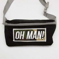 The Camo Fanny Pack in Black