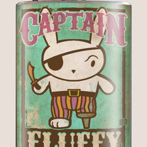Captain Fluffy Flask