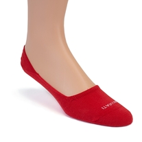 Red No Show Socks