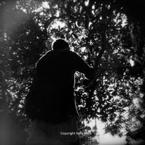 Silhouette, Holga BW
