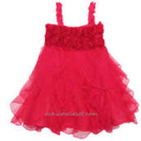 One Posh Kid Fushia Cascading Ruffle Dress 5-6x