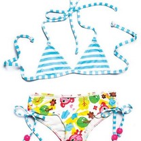 Lilo Tati Ho Ho Drawstring Brief & Halter Bikini Swimsuit