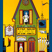 Signed Rolly Crump "Oars for Rent" Print