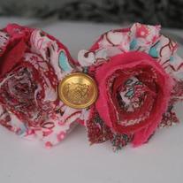 "Roses" Shabby Sass headband