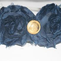 "Midnight" shabby sass headband
