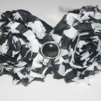 "Zebra" shabby sass headband