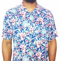 Men's Hawaiian/Floral Button Up Shirt 
