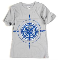 Appaman Boys Compass Classic Tee Shirt - Mist