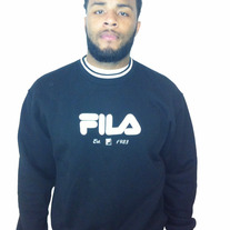 Black FILA Crewneck 