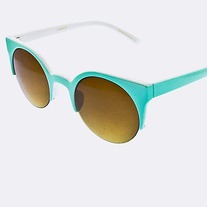 Mint Half Frame Sunglasses