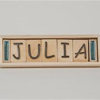 Julia - Name Plaque
