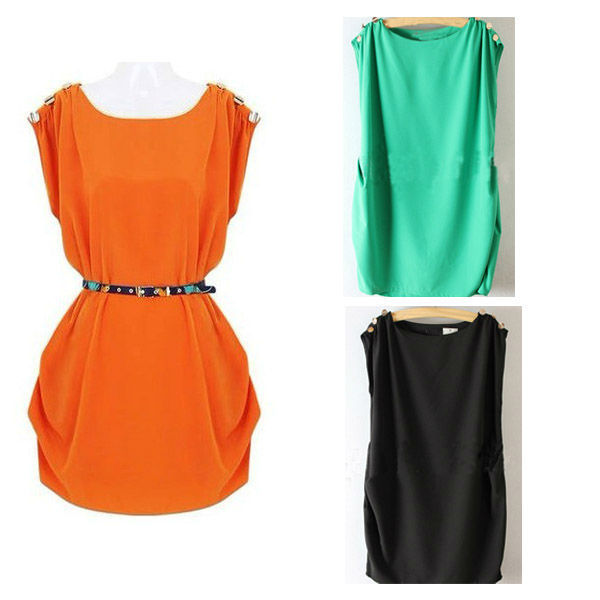 Tunic Dress with Belt