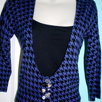 Printed Crop Cardigan