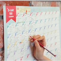 100 Days Calender