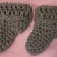 Straight Cuffed Crochet Socks (3 pairs) - Thumbnail 1