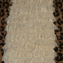 Creme Lace Petti Romper-Size 12-24 Months
