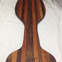 Wine Glass Shaped Cutting Board