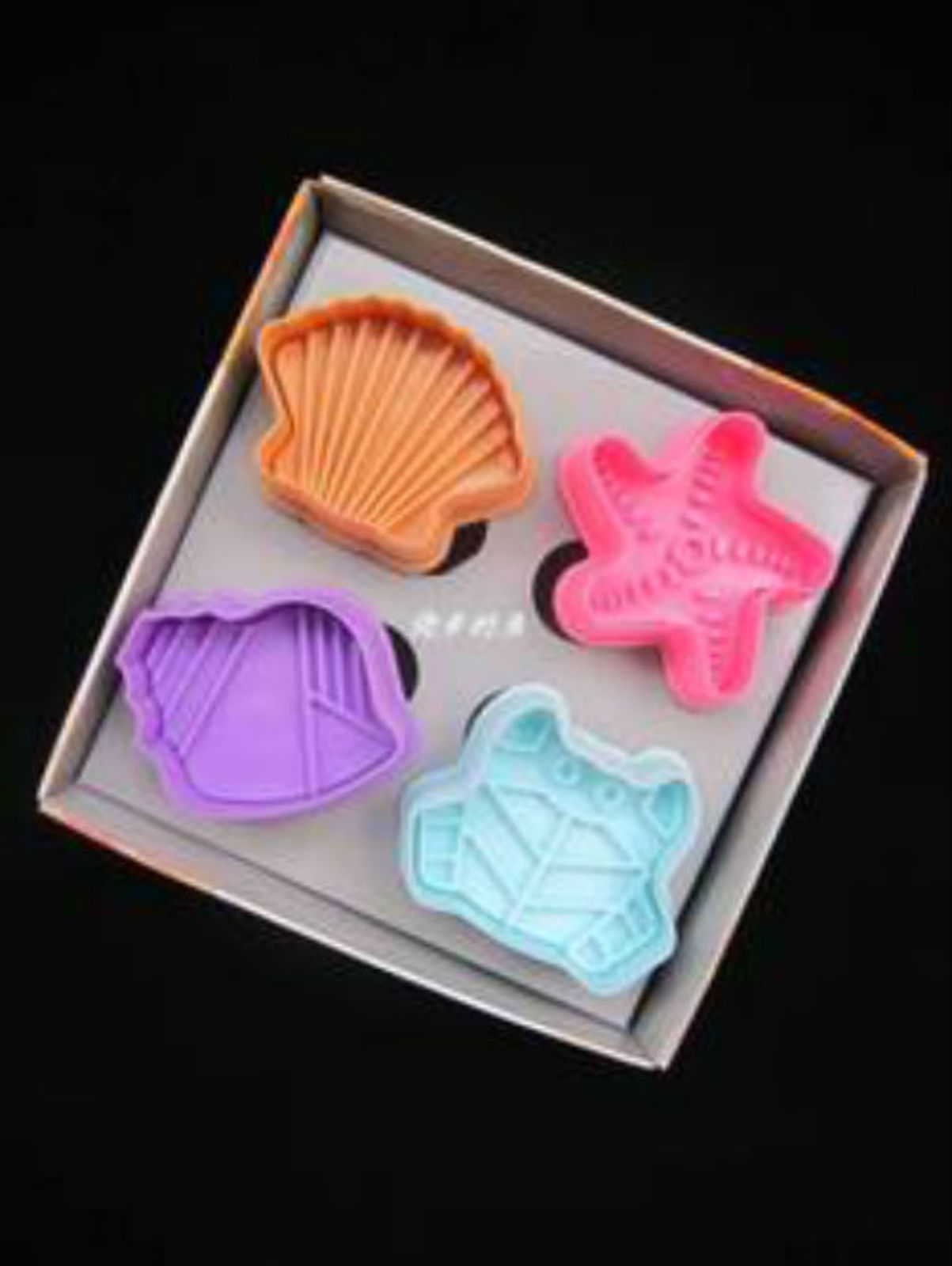 Cookie Cutter Stamp Mold 4pcs SEASHELL Series Pie Crust Cutter Set · HKOK Shop · Online Store