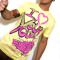 Lemon 'I <3 Your Gutz' Tee [pink]
