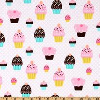 Fat Quarter-Michael Miller's Cupcake Party in Pink/CX4937
