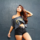 grey crop top - Thumbnail 2