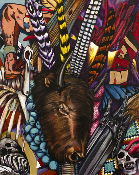 Buffalo Bust | Justin Fry | Original 