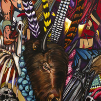 Buffalo Bust | Justin Fry | Original 
