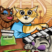 Keyboard Cat Plays Hard Print