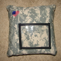 ACU 12in by 12in Pillow w/ american heart