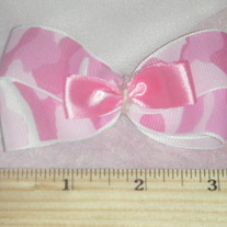 Pink camo bow