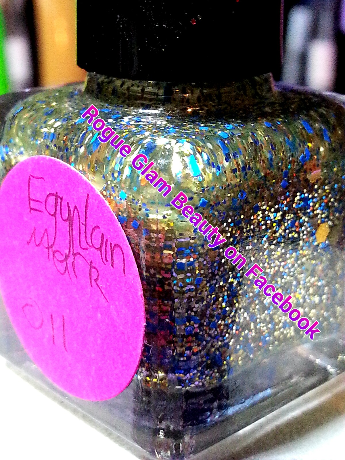 Egyptian Mask Glitter Mix Gold Holo Mixed Sizes, Blue Matt Sq on Storenvy