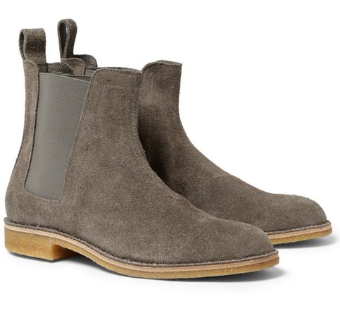 mens gray suede boots