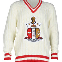 Kappa Alpha Psi Cable Knit V-Sweater