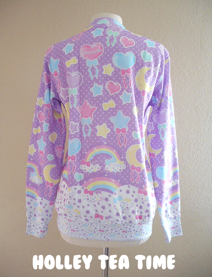 Pastel party lavender Lightweight Crew Neck Sweatshirt ☆ MADE TO ORDER