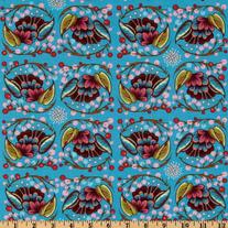 Fat Quarter Anna Maria Horner Curated Bloom in Fun Blue/ AH39