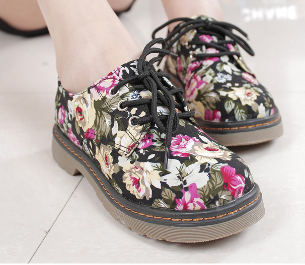 Black Floral Dress Shoes on Storenvy