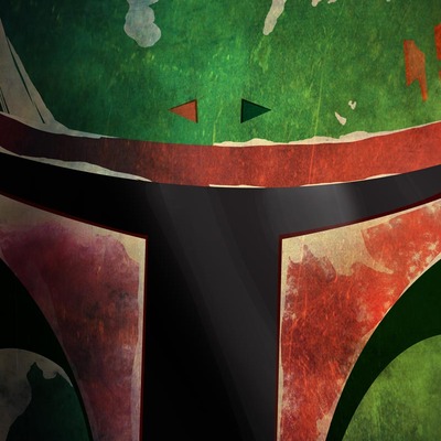 Helment of a hunter boba fett