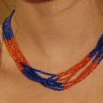 Gators 8-Strand Necklace - Wide Bands