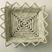 Small Square Woven Basket