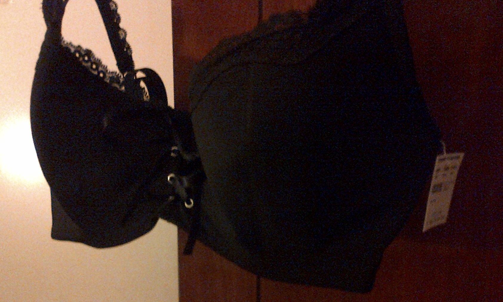 Black Corset Style Type Bra By Fredricks of Hollywood 36DD on Storenvy