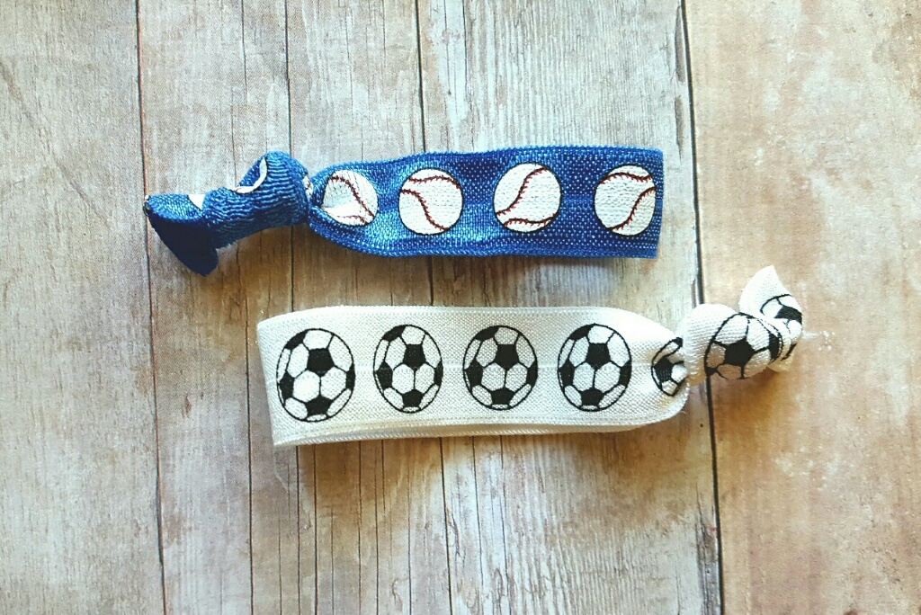 Soccer Or Softball Hair Elastic Ties Bownanza Online Store