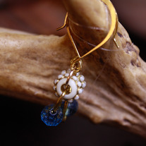 Pinwheel Drops Atlantic Earrings