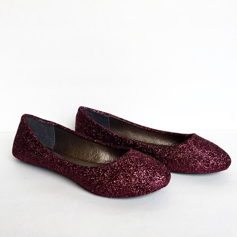 sparkly wedding shoes flats burgundy flats glitter shoes maroon ballet sparkly wedding shoes flats burgundy flats glitter shoes maroon ballet
