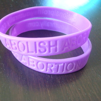 "Abolish Abortion" Wristband