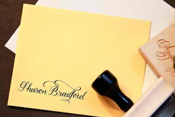 custom calligraphy name stamp your name handwritten