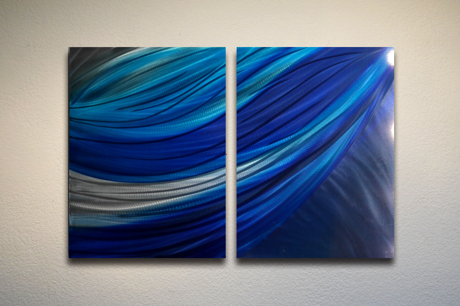 Wailele (Waterfall) Metal Wall Art Contemporary Modern Decor · Inspiring Art Gallery · Online