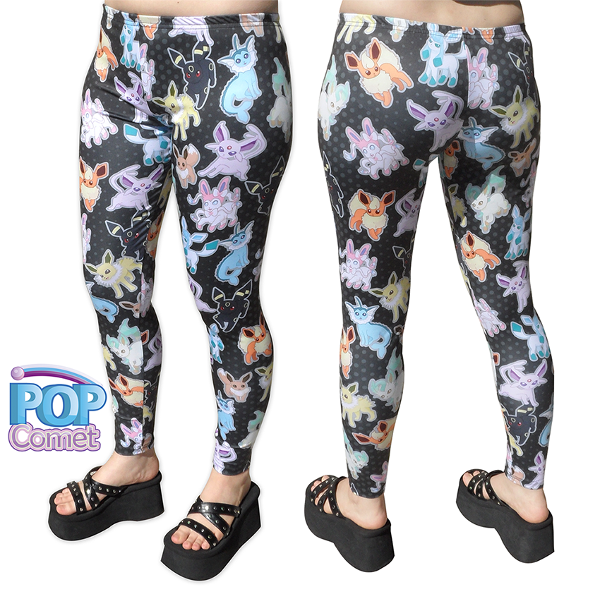 Eeveelution Leggings Pokemon Inspired Leggings Eevee