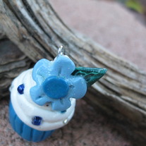 Blueberry Cupcake Charm