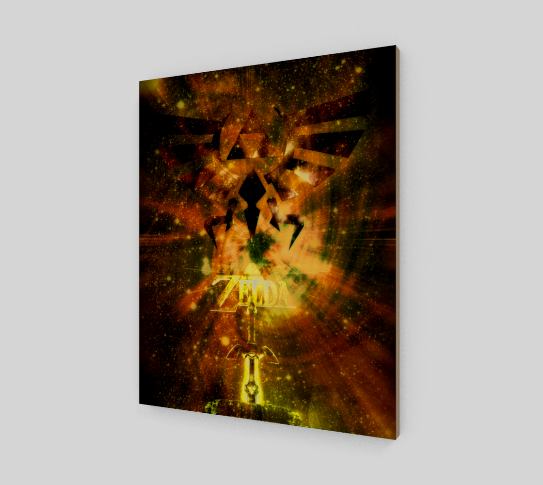 legend of zelda wood print on Storenvy